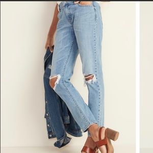 NWOT Old Navy Boyfriend Crop Jeans